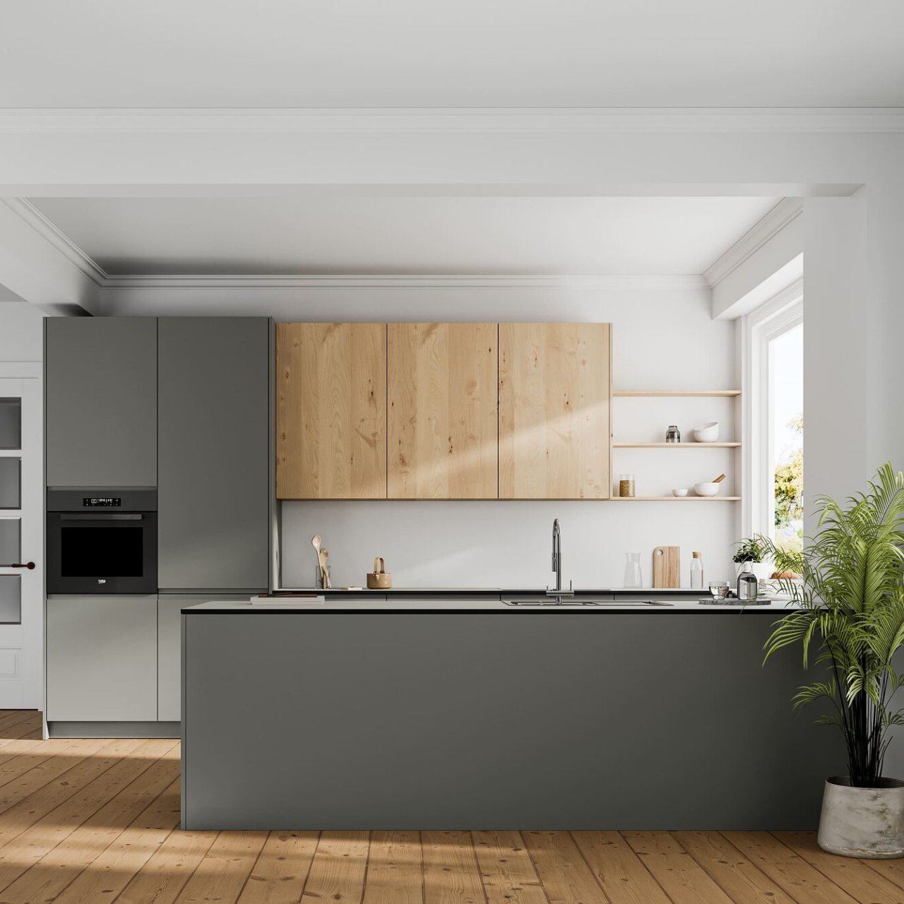 Модульна кухня Joy з фасадами Color та Wood